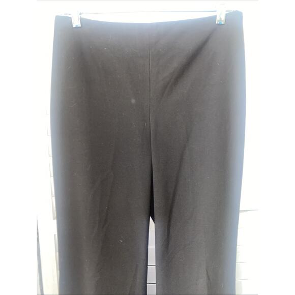 Talbots Trousers Pants Women's Wide Leg Relaxed Side Zip Stretch Sz 8P - Picture 2 of 9